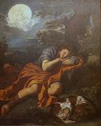 Pier Francesco Mola Diana and Endymion painting